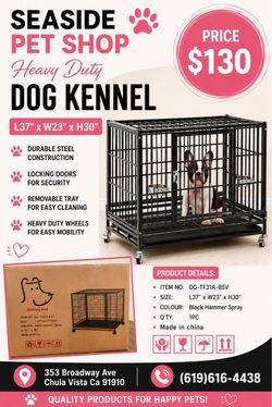 New heavy duty dog kennel