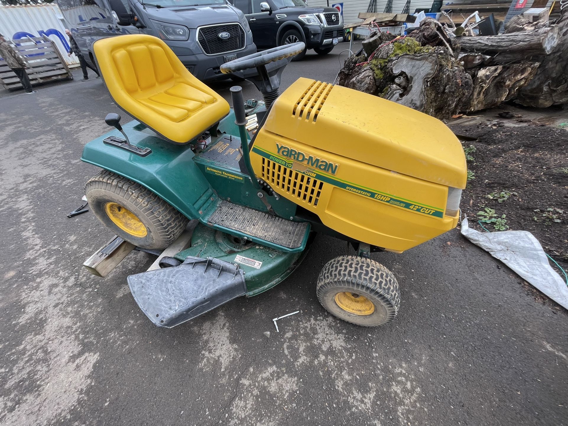 Yard man Riding Mower
