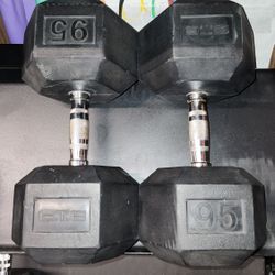 95lb ETE DUMBBELLS 