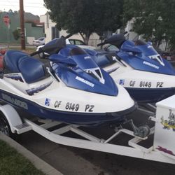 2- 2002 Seadoos GTX-Di 3seater