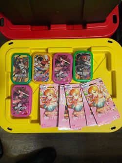 One Piece Card Game Tins and Booster Packs Bundle