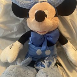 Plush Disney Store Mickey Mouse Easter Bunny 18”