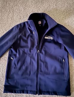 NFL Seahawks Men's Antigua College navy jacket