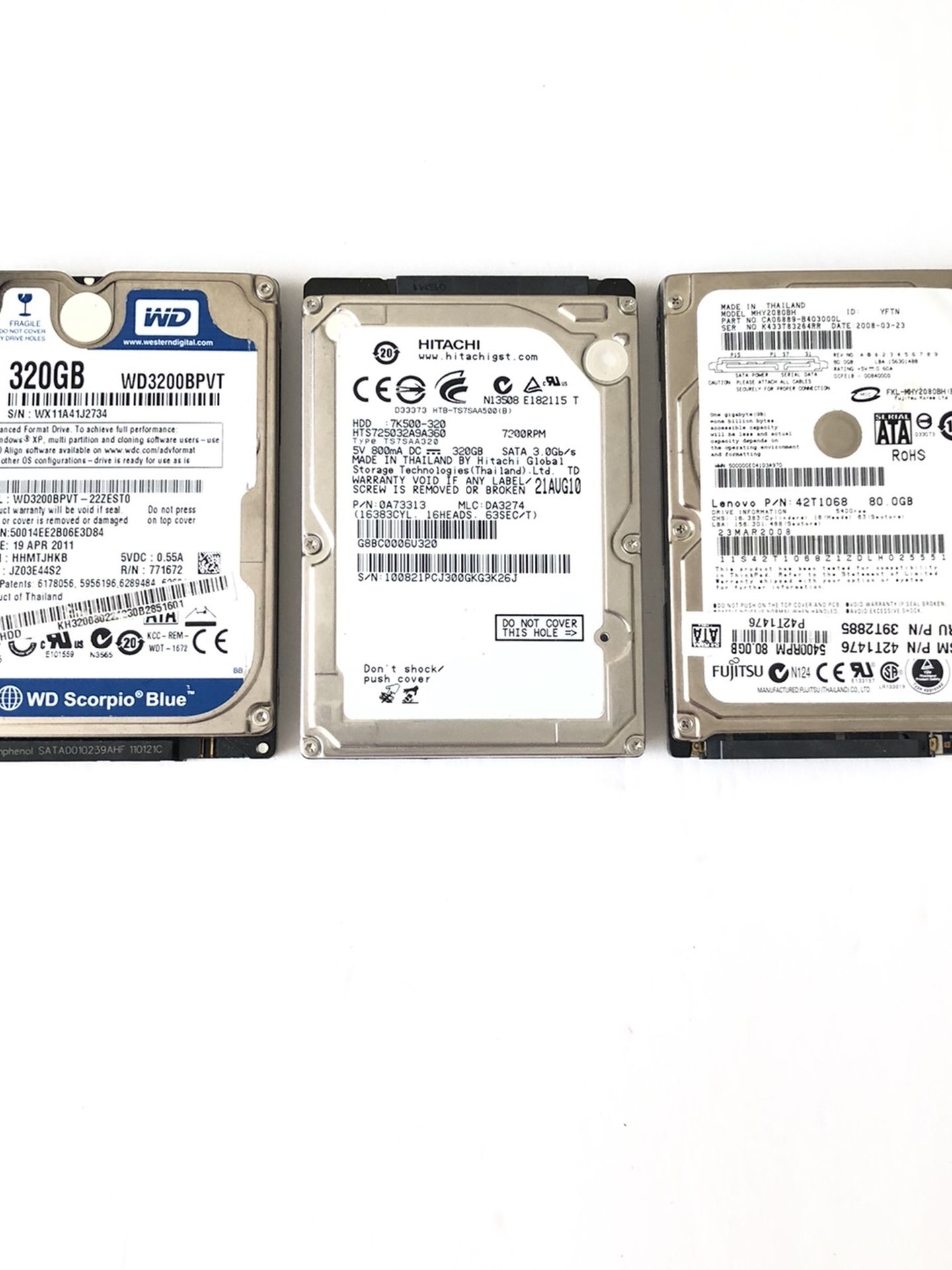 Laptop HDD Hard Disk Drives