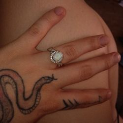 Kay- Opal with Sapphire Diamonds