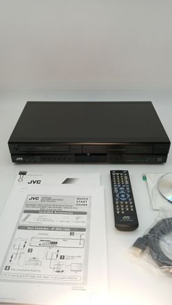JVC , DVD Recorder/VCR with Remote, Manual and Cable. HDMI output. Works fine! (DR-MV80B)