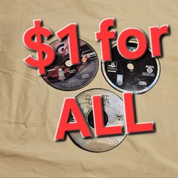 Playstation 1 ps1 game lot $1