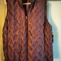 New Burgundy Weather Proof Vest
