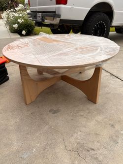 Sasha Wood Coffee Table In Natural