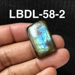 Labradorite Rectangle Shape Natural Gemstone Cabochon-LBDL-58-2