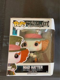 Disney Funko Pop Mad Hatter #177 – Unopened, Box Damage