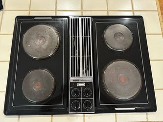 Jenn air drop in cooktop