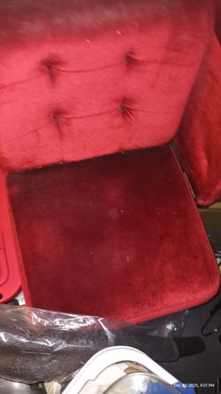 Red Velvet Dinner Chair