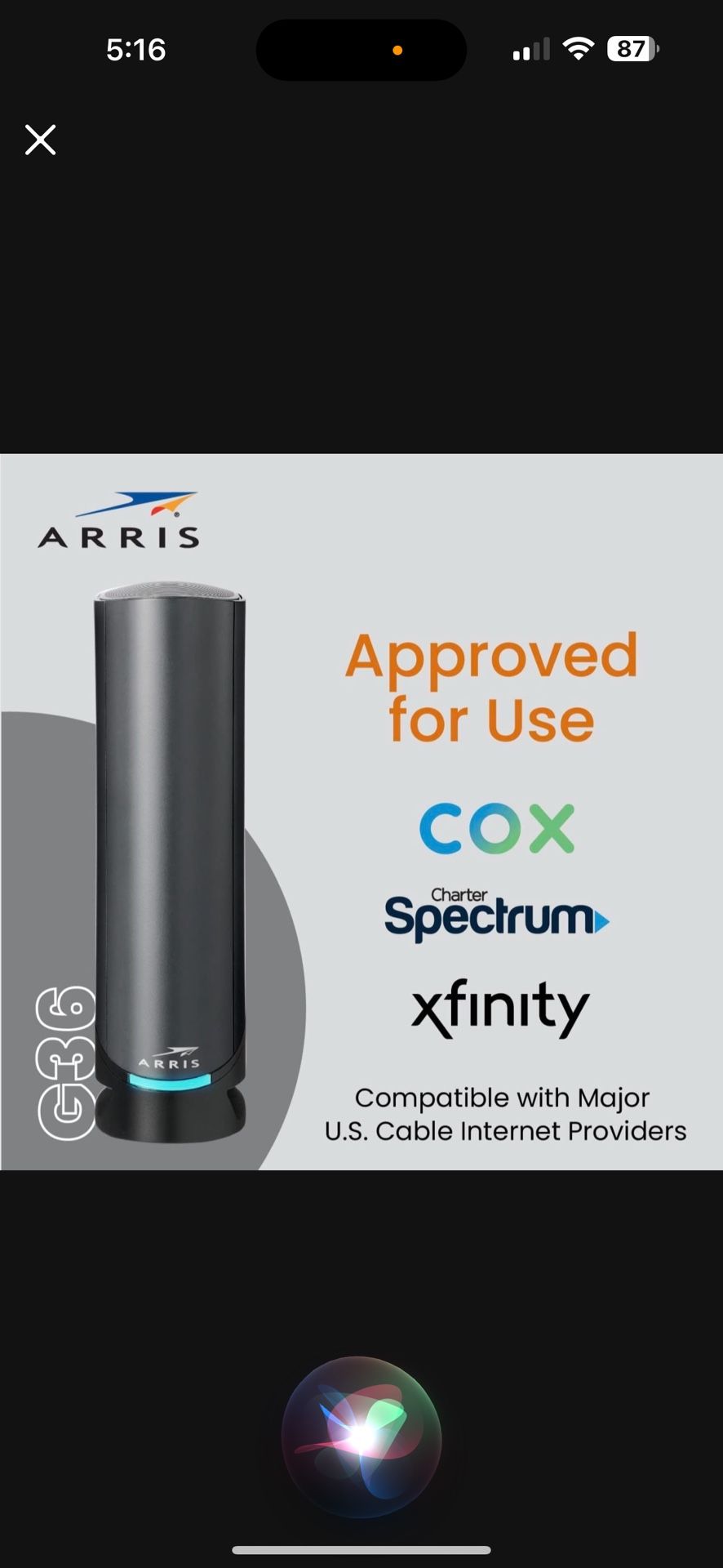 Arris Surfboard WiFi Cable Modem