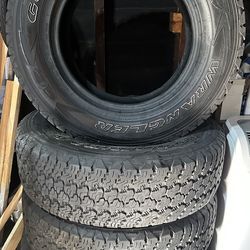 Used Good Year Wrangler Tires 24575r17