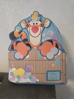 Loungerfly Disney Tigger Bathtime Mini Backpack EXCLUSIVE 