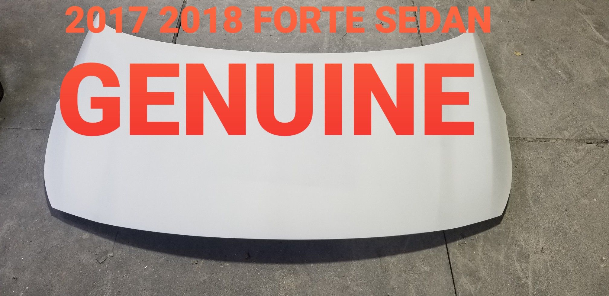 2017 2018 kia forte SEDAN hood GENUINE