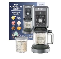 Ninja CREAMi Deluxe Ice Cream Maker | 11-in-1 Create Frozen Desserts, Sorbet, Milkshakes, Yogurt & More |