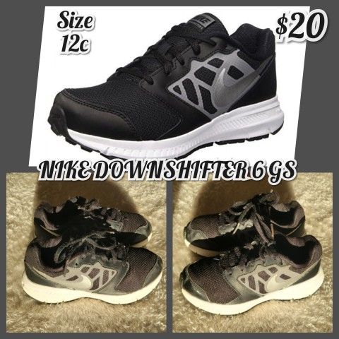 Toddler Nike Downshifter 6 GS Size 12c