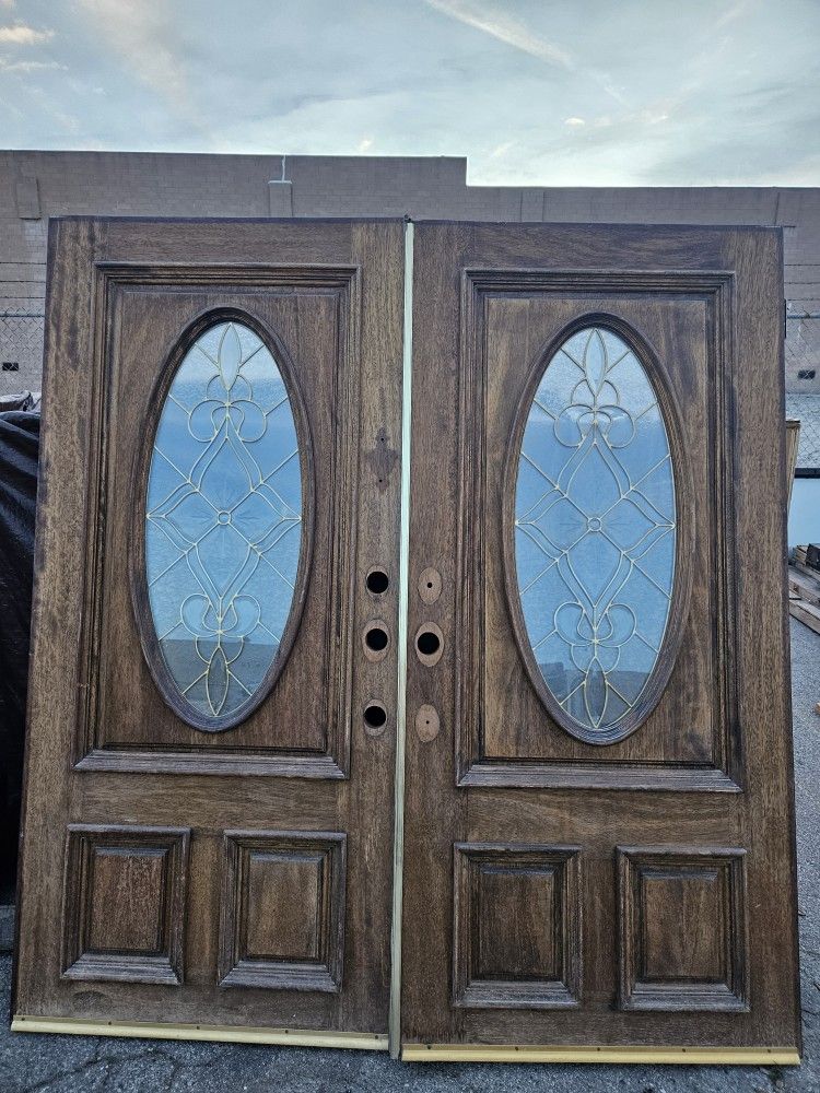 Solid Wood Double Doors 36x78 for Sale in Los Angeles, CA - OfferUp