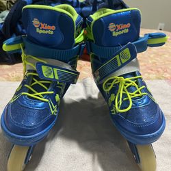 Xino Sports Adjustable Inline Skates – Kids Size M