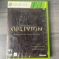 Oblivion Game of the Year Edition (Xbox 360) - Complete w/ Case