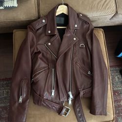 All Saints Leather Moto Jacket