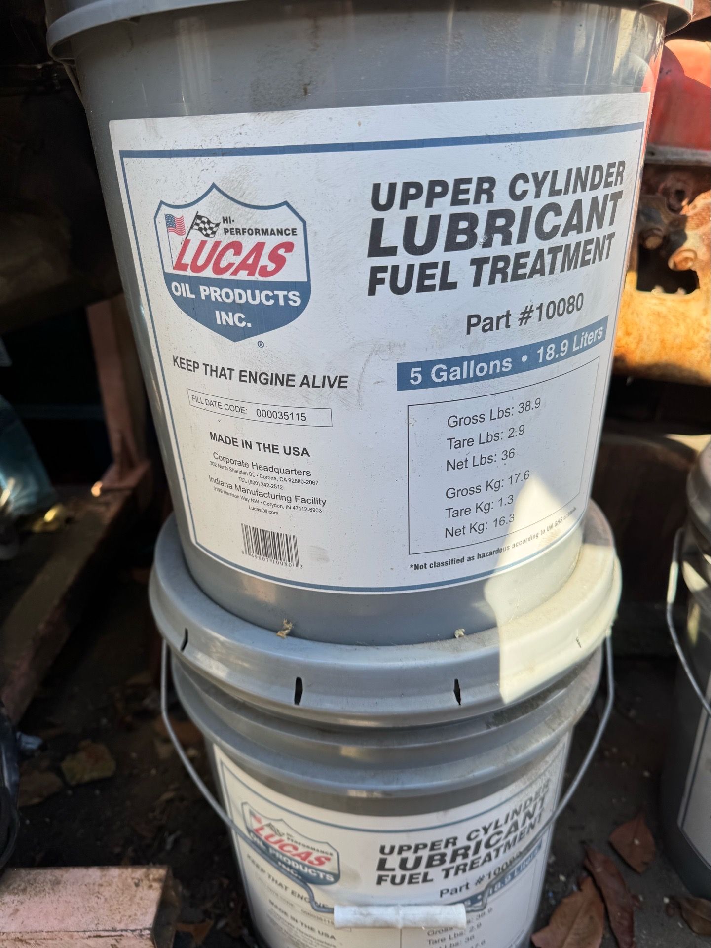 Lucas upper cylinder lubricant fuel treatment part # 10080