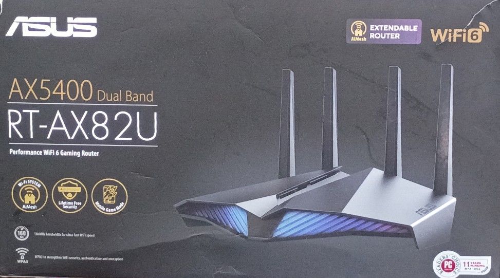 ASUS RT-AX82U Dual Band Router (Powered by Merlin