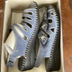 La Plum women’s sandals blue