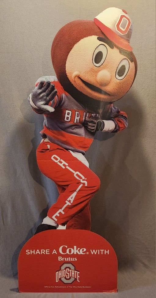 Ohio State 6 ft. Cardboard Cutout Of BRUTUS