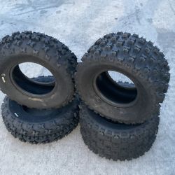 20x11-9 21x7-10 Atv Quad Tires New Yamaha Banshee Raptor Yfz LTz Trx 250 300 400 450 450r