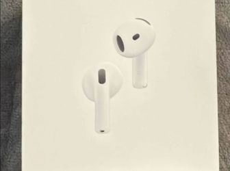 Airpods, Gen 4 with noise canceling (Brand New)