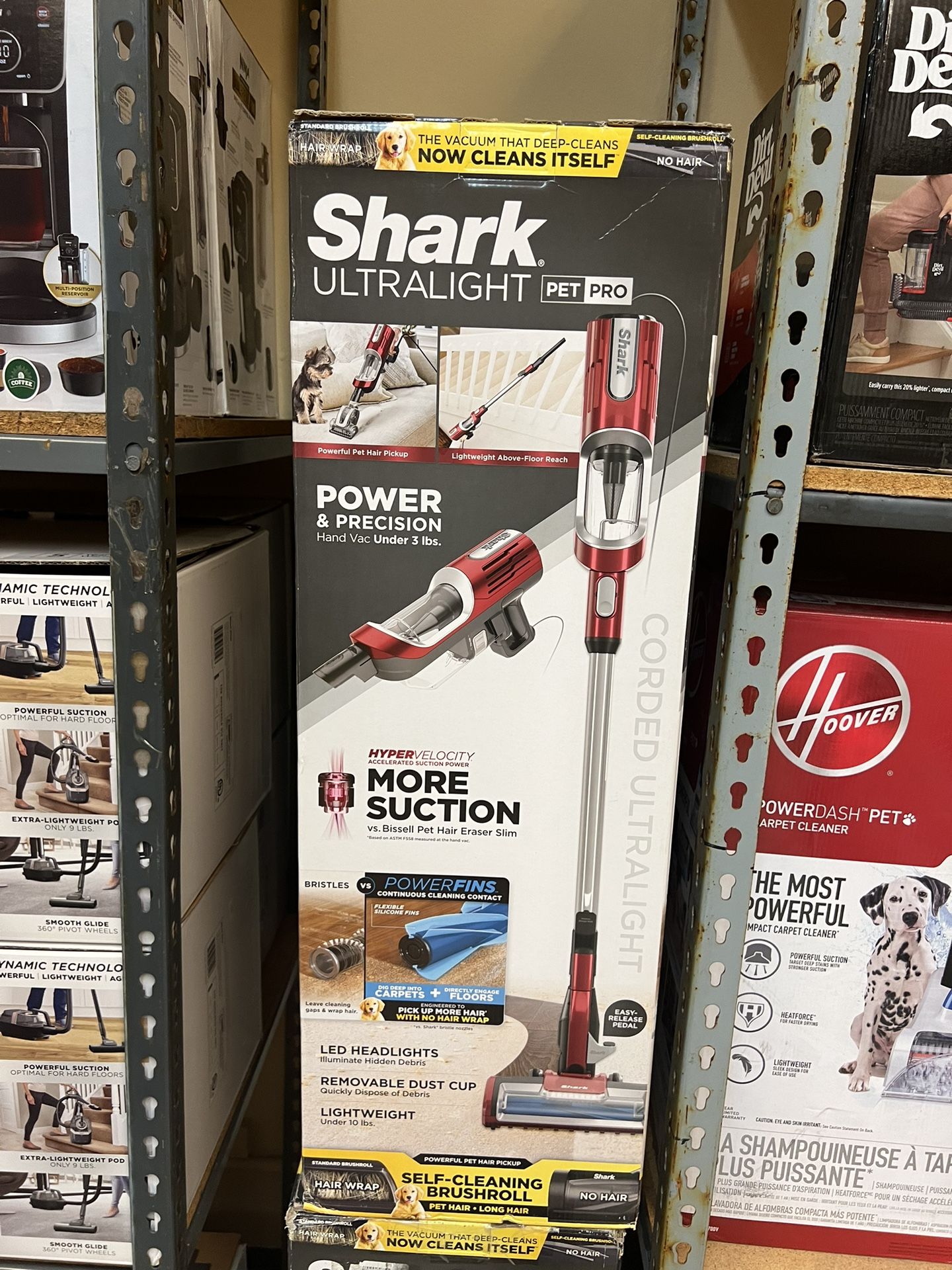 Shark HZ602 Ultralight Pet Pro Corded Stick Vacuum Used
