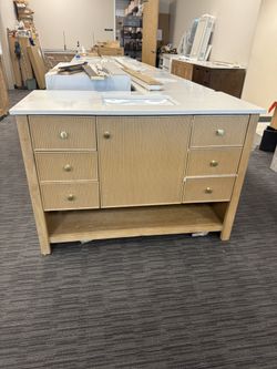 49” Bathroom Vanity In Wood Color