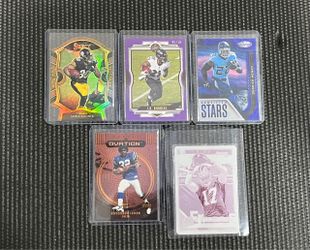 NFL Football Card Lot 5pc - 1/1 PRINTING PLATE - Numbered /10 /355 J.K. Dobbins 5pc