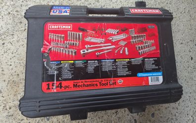 Craftsman 154-Pc Mechanic's Set + Bonus Vintage Pocket Socket, Ratcheting Driver & Torx Screwdrivers