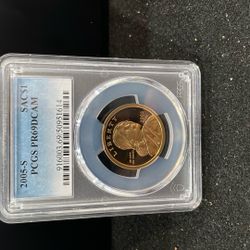 1005 S Gem Proof Native American Dollar Graded At PR69 With A Deep Cameo E-17