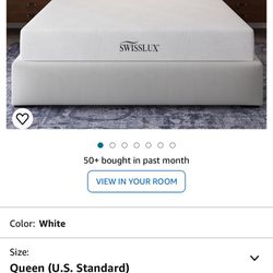 Queen Mattress And  Bed Frame 