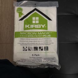 Kirby Micron Magic vacuum bags  6pack
