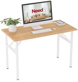 Desk with folding legs