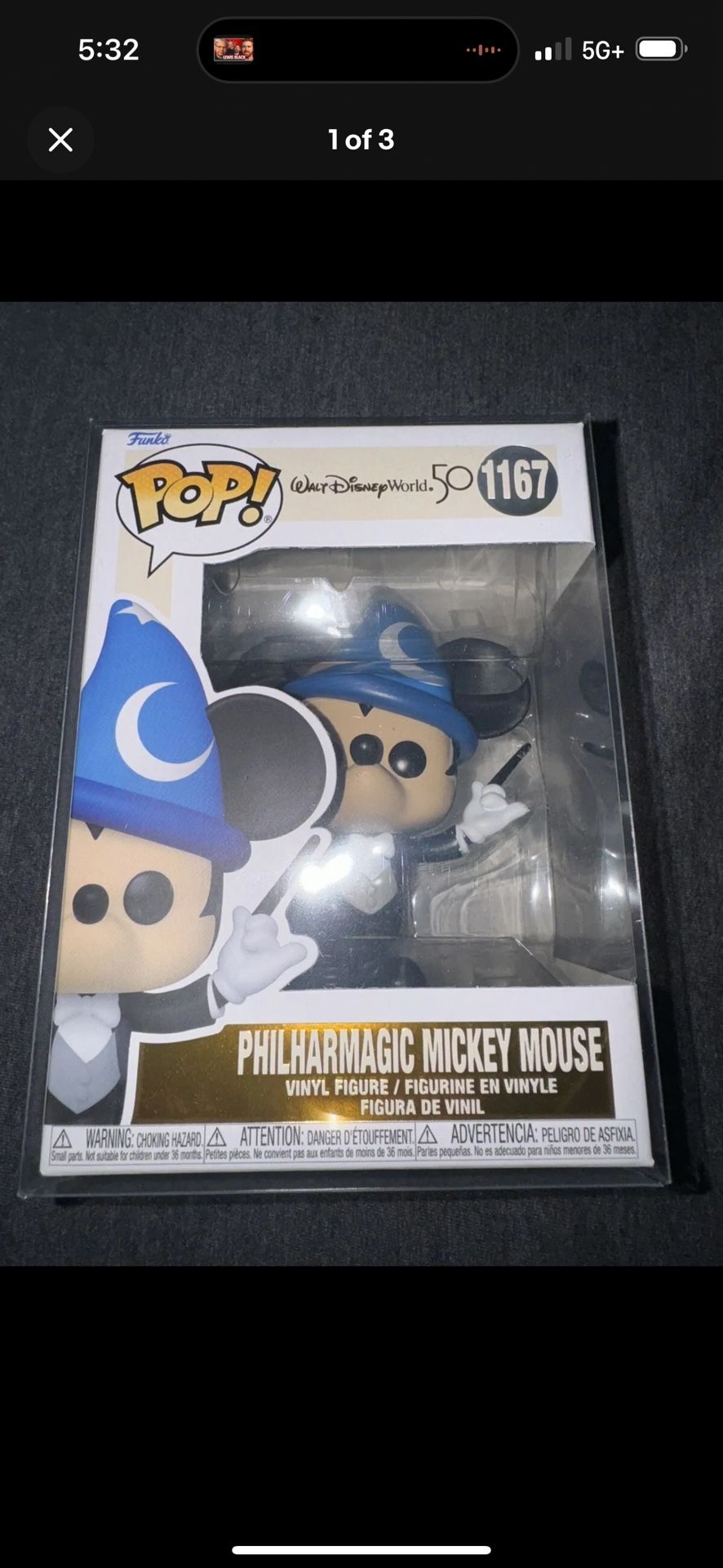 Funko Pop! Vinyl: Disney - Philharmagic Mickey Mouse #1167 w/ Protector