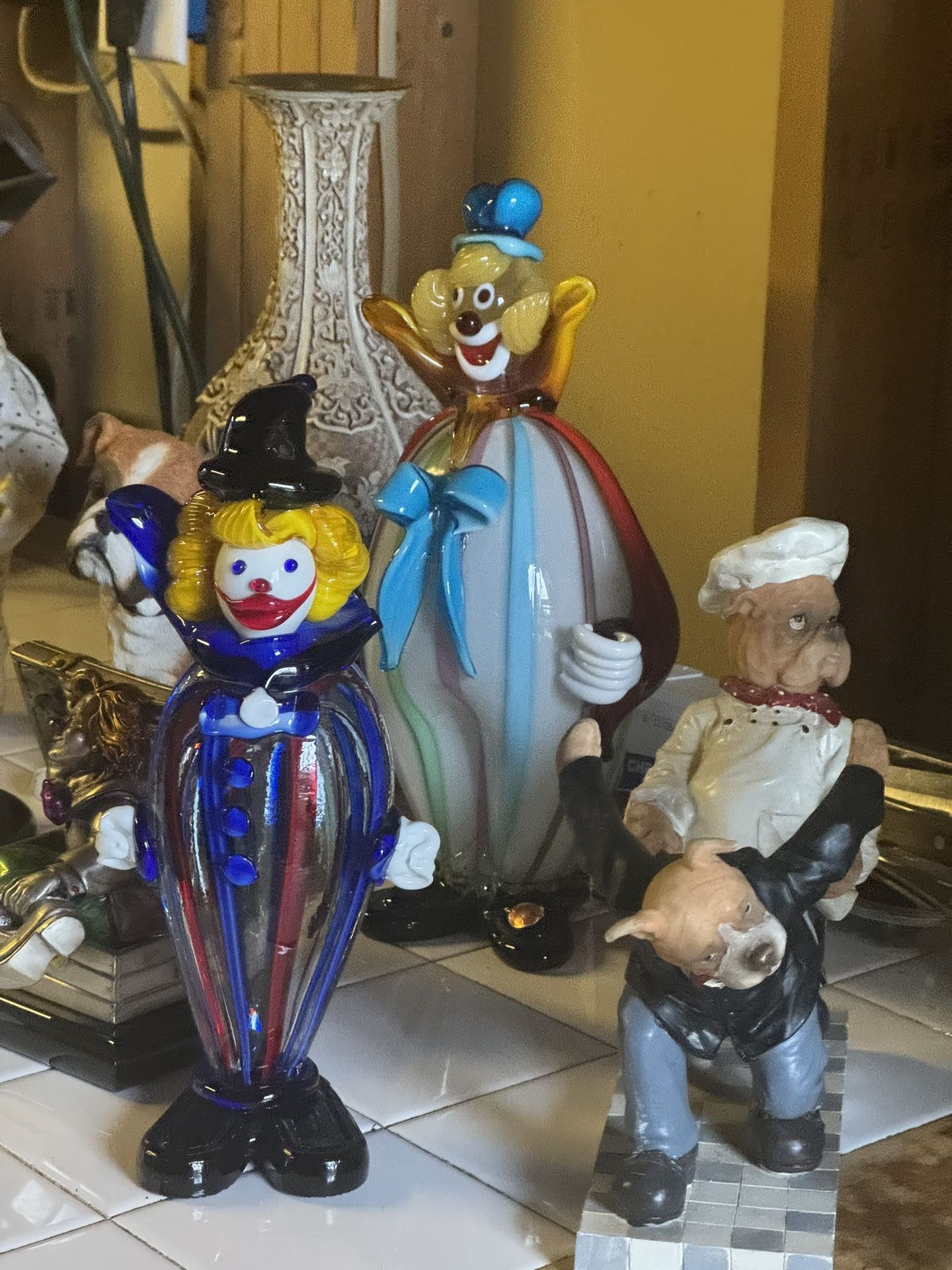 Clown Sculptures