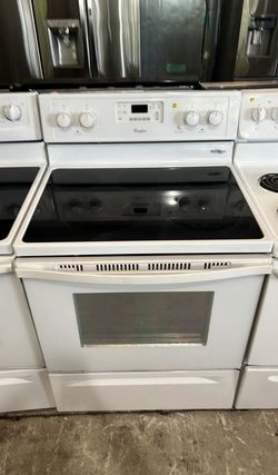 Whirlpool Electric Stove White SelfClean