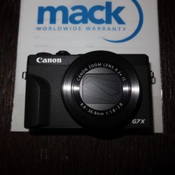 Canon G7X Mark III + 3 Years Warranty
