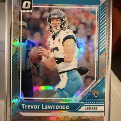 2024 Donruss Optic Trevor Lawrence Fire #88 Jagua