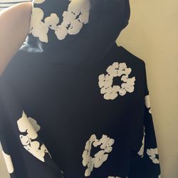 Black denim tears hoodie