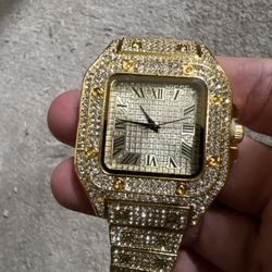 Iced Out Bust Down Watch 🔥🔥