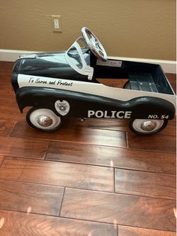 Police pedal car
