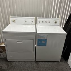 KENMORE TOP LOAD WASHER AND GAS DRYER 